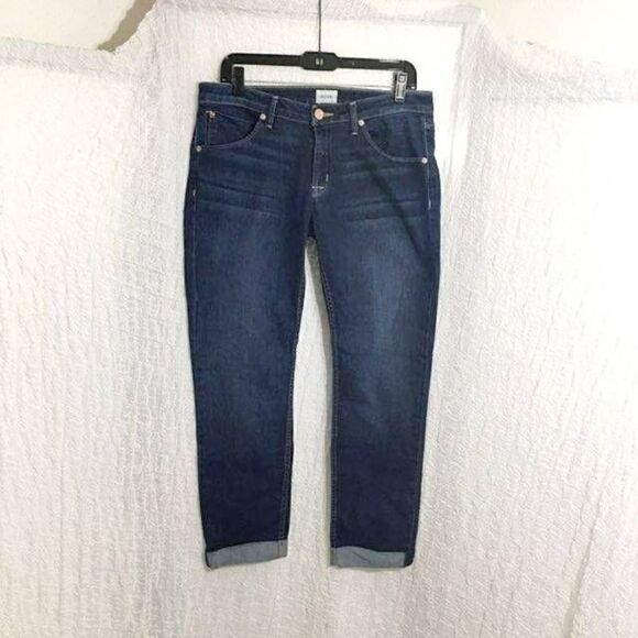 Hudson Cuffed Straight Jeans Size 31 - Picture 2 of 12